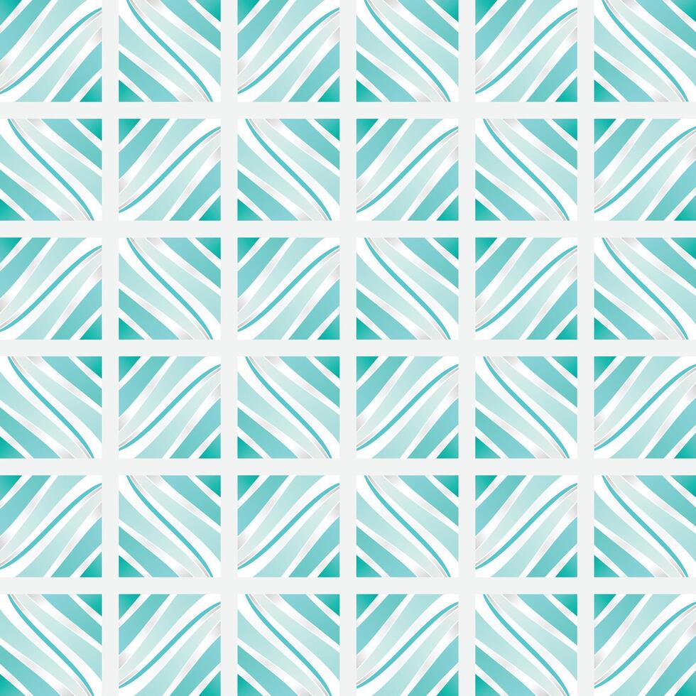 illustration of gradient square tile pattern in earth tone wave diagonal style. vector