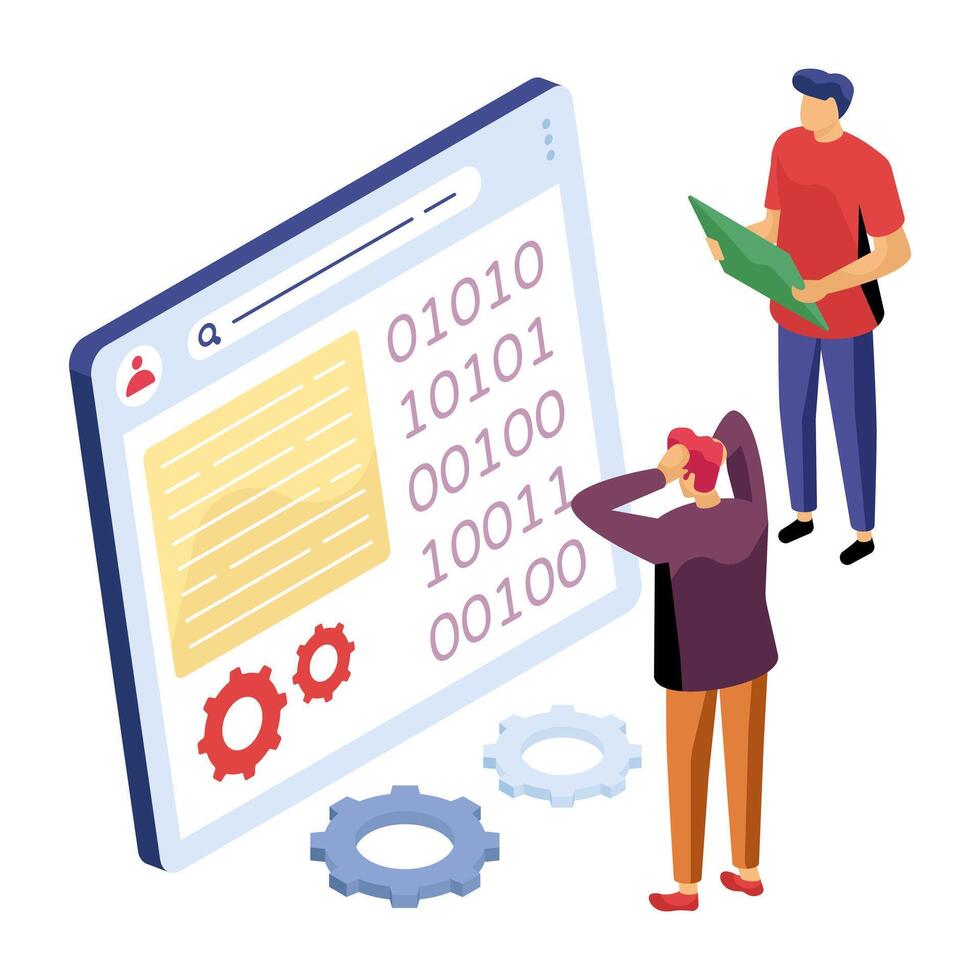 Trendy design of binary data vector