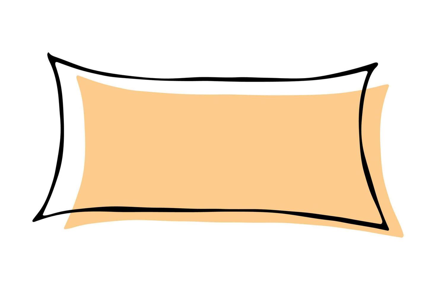 Hand drawn speech bubble Blank empty message box Textbox frame for banners, price tags, stickers, design text idea vector