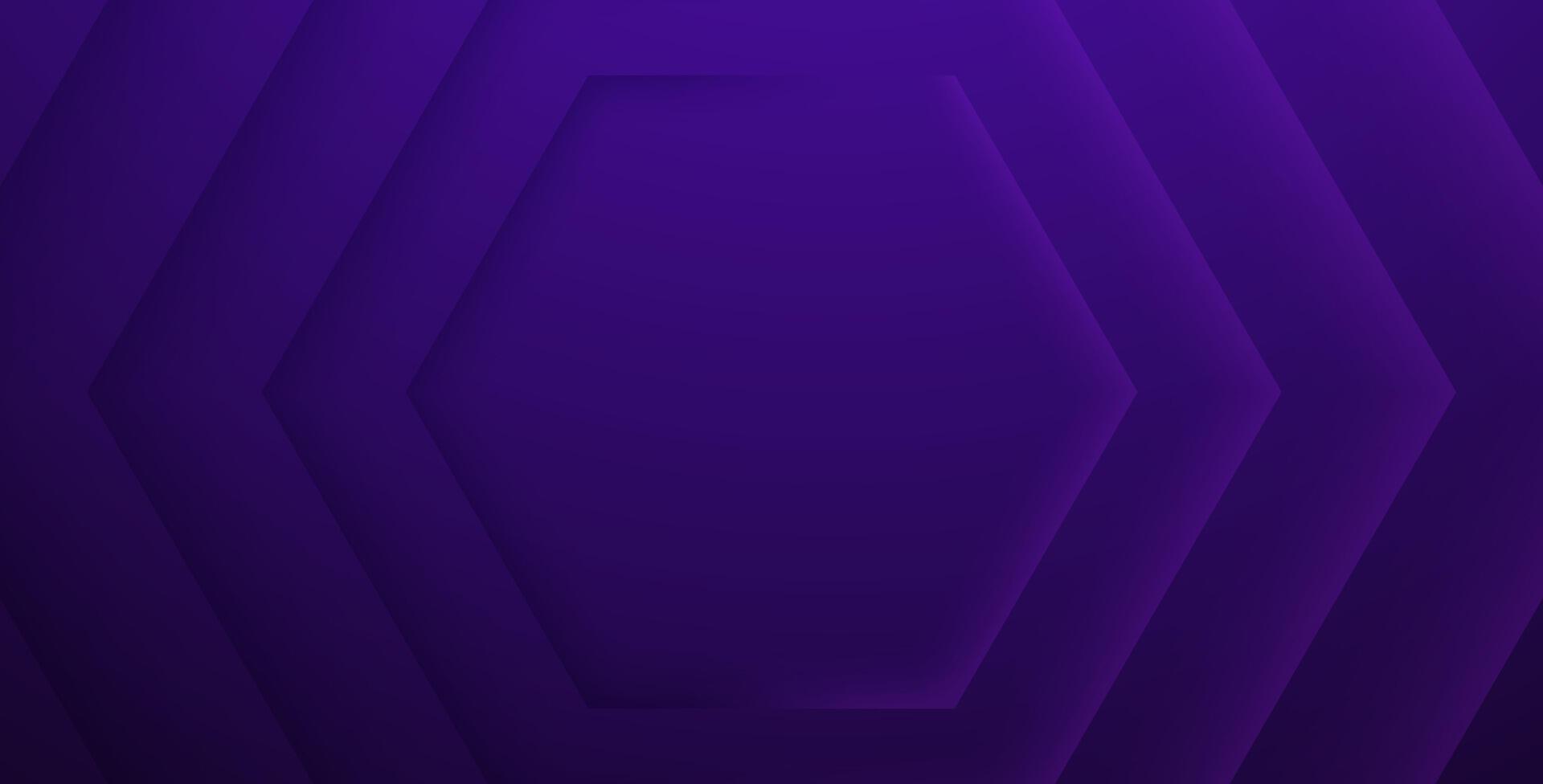 dynamic abstract purple color hexagonal texture shape with shadow and light decorative background. eps10 vector