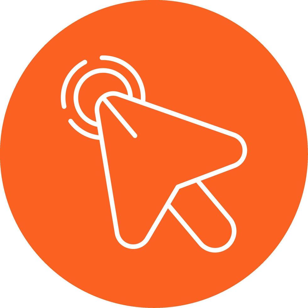 Quick Double Click Line Multi Circle vector