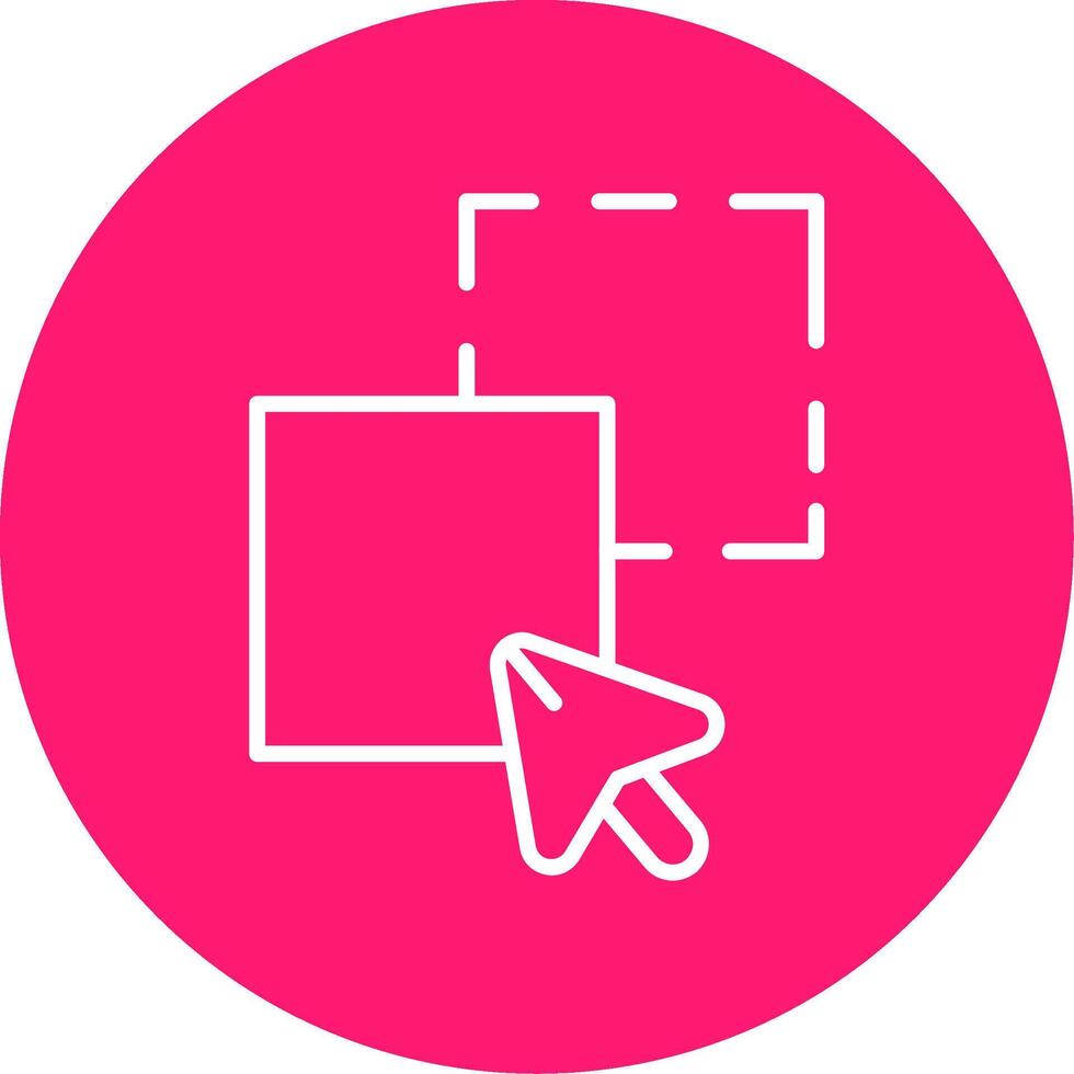 Drop Item in Field Line Multi Circle vector