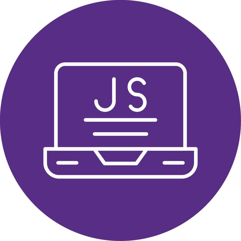 Node js Runtime Environment Line Multi Circle vector