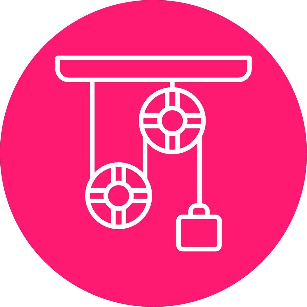 Physics Lab Experiment Setup Line Multi Circle vector
