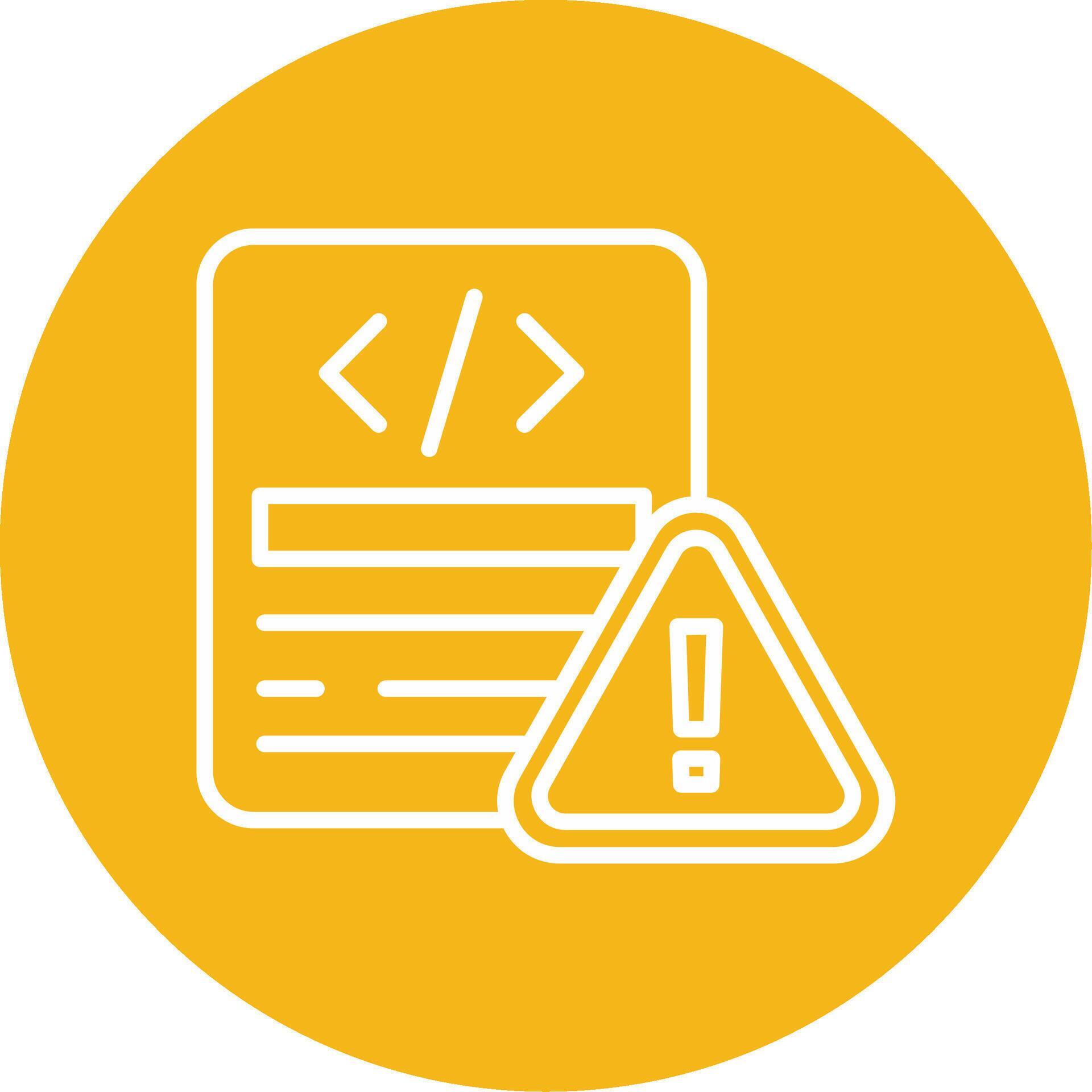 JavaScript Execution Error Line Multi Circle 69601122 Vector Art at ...
