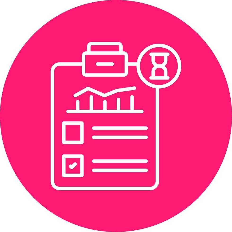 Task Currently In Progress Line Multi Circle vector