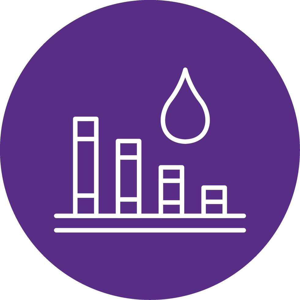 Real Time Water Data Analytics Line Multi Circle vector
