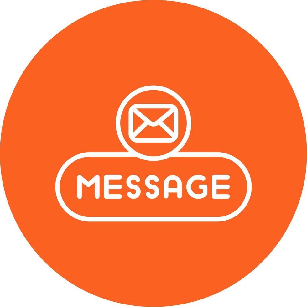Message User Button Line Multi Circle vector