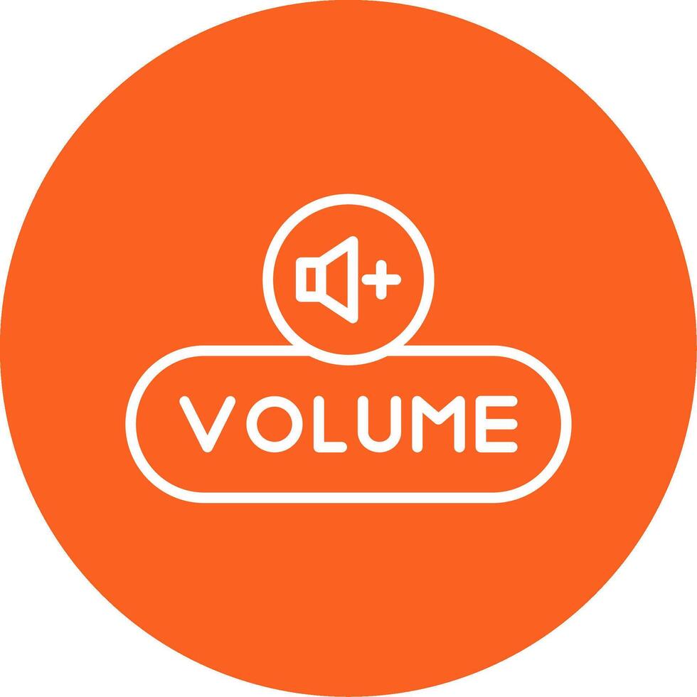 Increase Volume Button Line Multi Circle vector