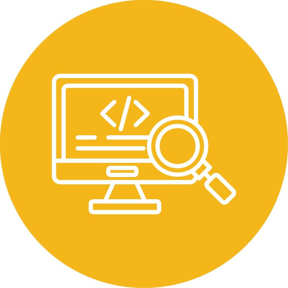 mirar código revisión ventana línea multi circulo vector