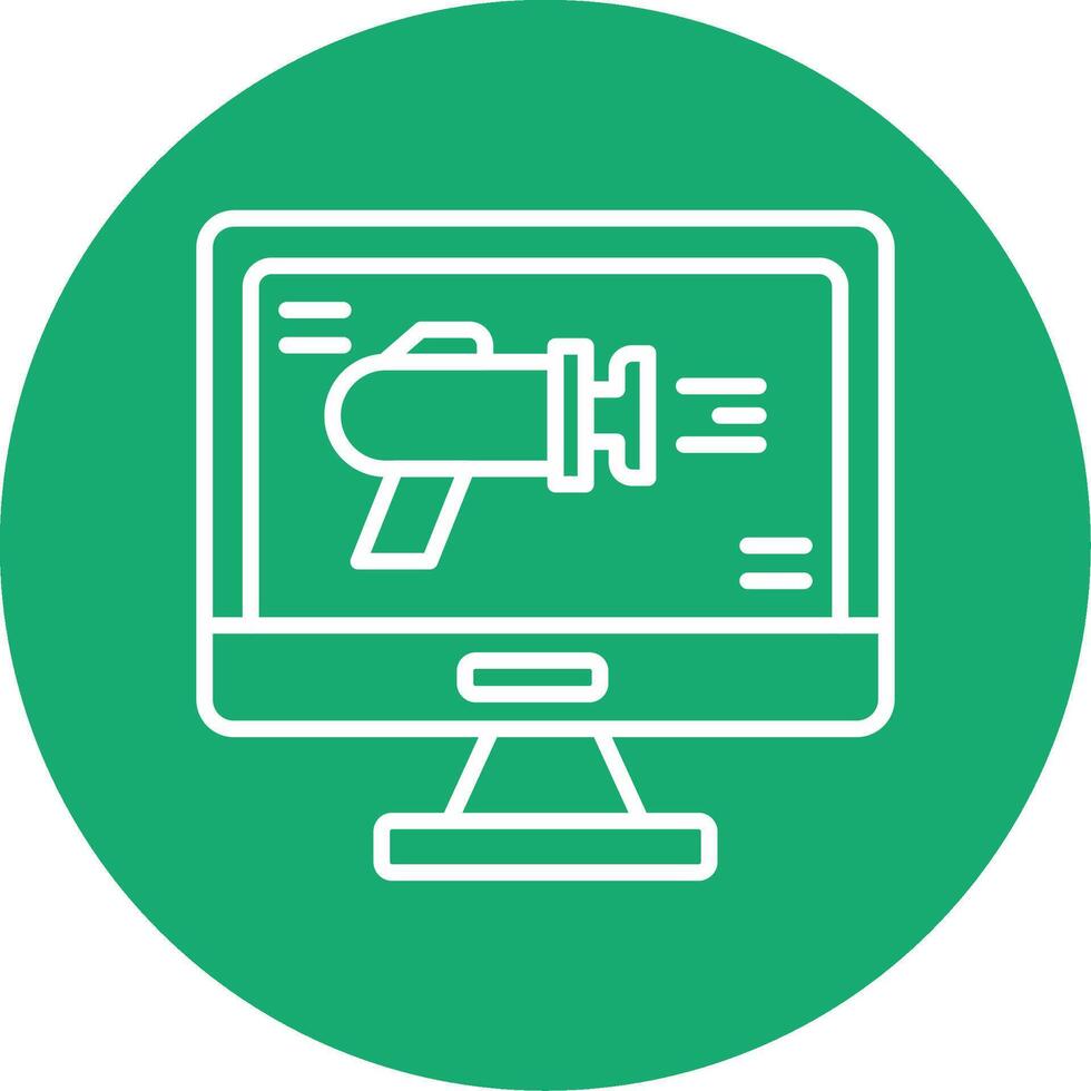 Git Push to Remote Symbol Line Multi Circle vector