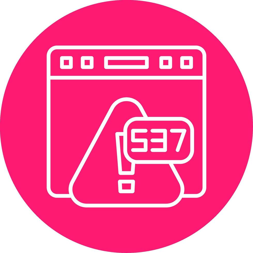 Error 537 Redis Cache Failure Line Multi Circle vector