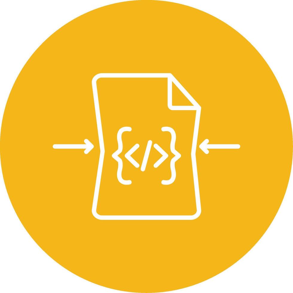 Minified Code Block Icon Line Multi Circle vector