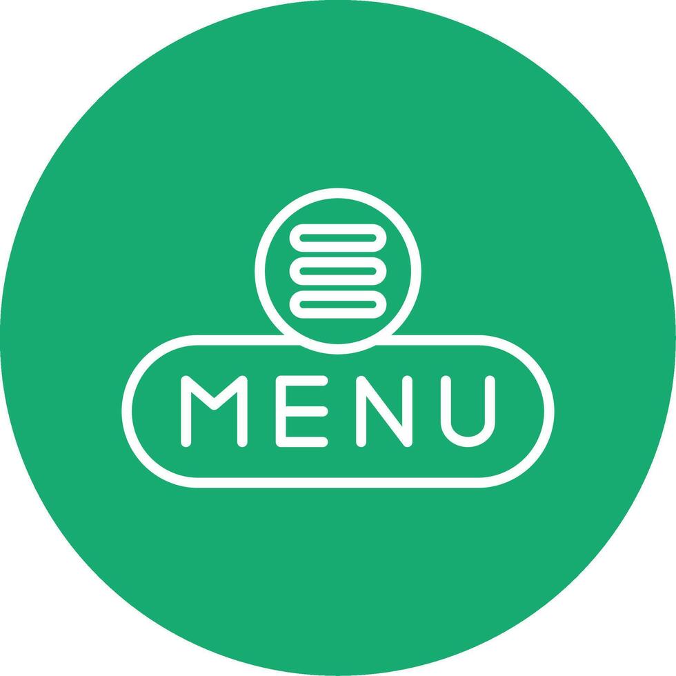 Expand Menu Button Line Multi Circle vector