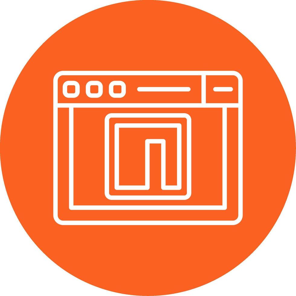 NPM Package Manager Icon Line Multi Circle vector