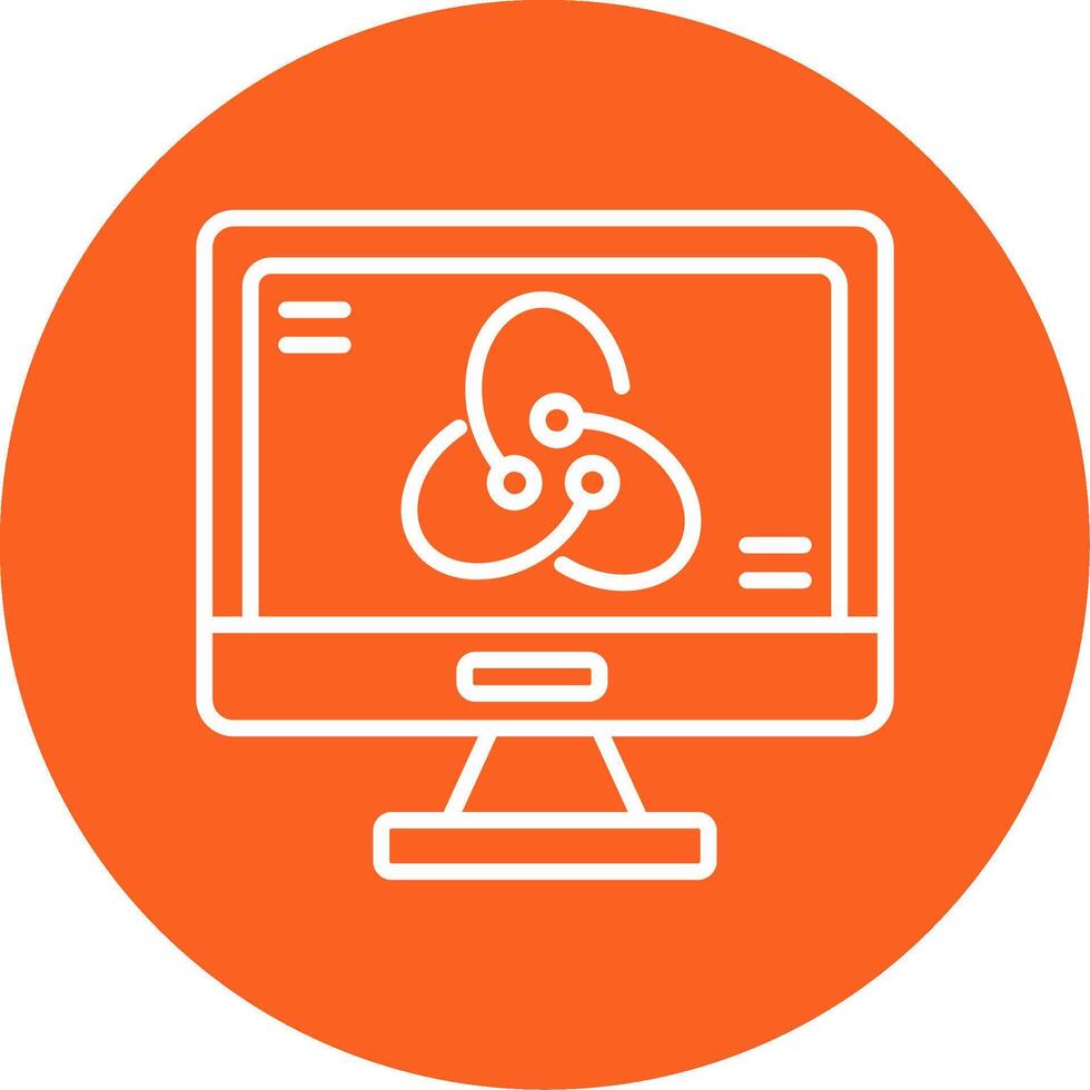 redux estado gerente símbolo línea multi circulo vector