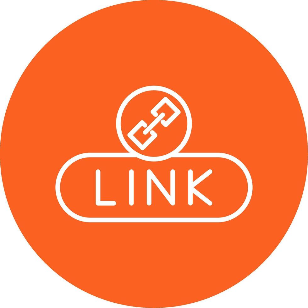 Add Link Button Line Multi Circle vector