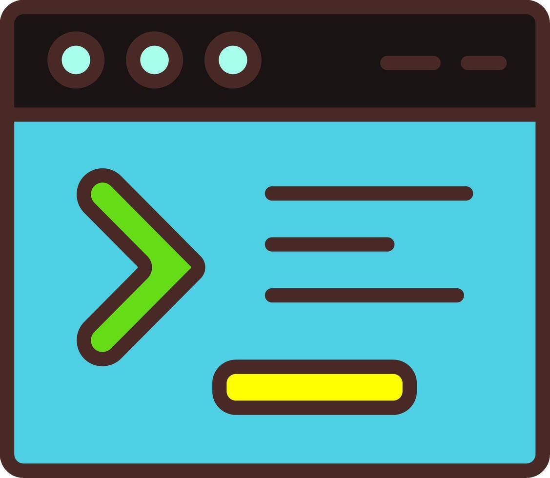 Command Line Pastel Sketch Mark vector