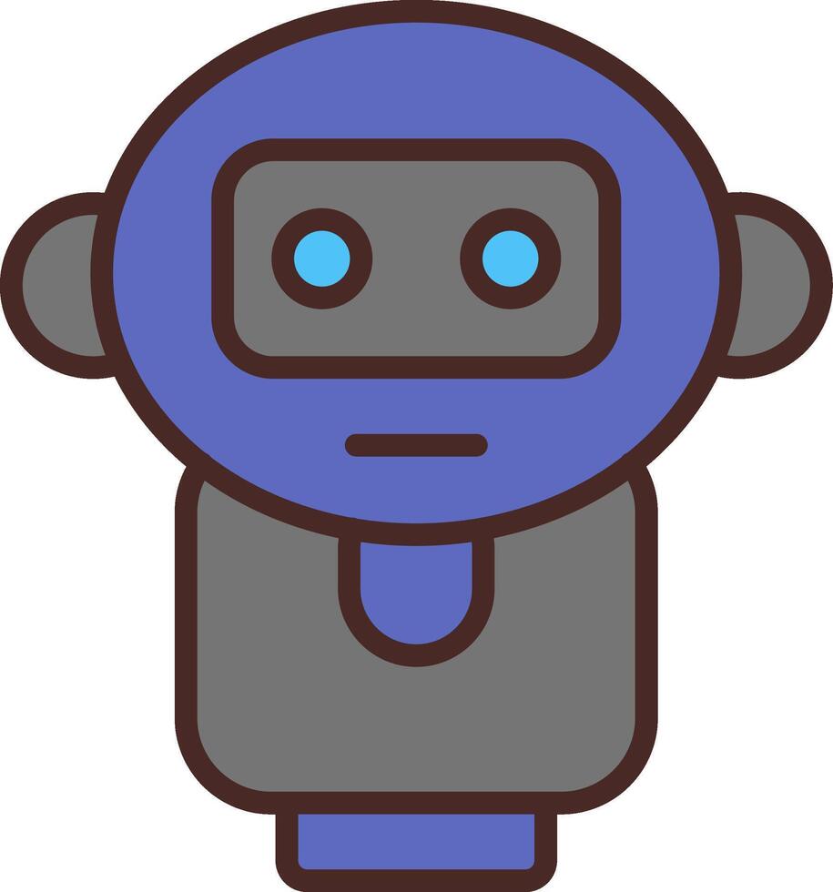 Ai Tutor Digital Tech Element vector