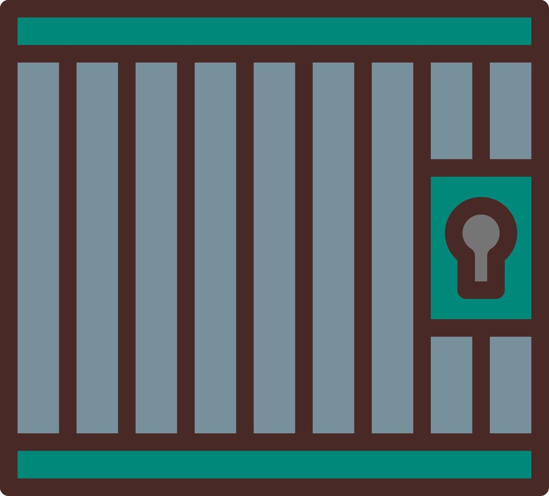 Prison Modern Tech Object vector