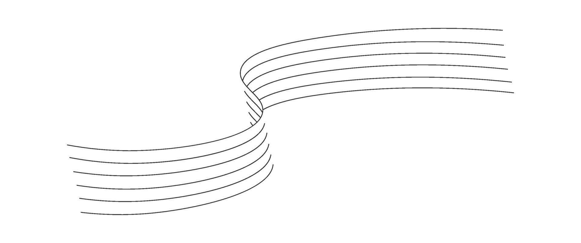 Parallel Line Drawings Curved Parallel Lines Pattern 69606128 Vector Art at Vecteezy