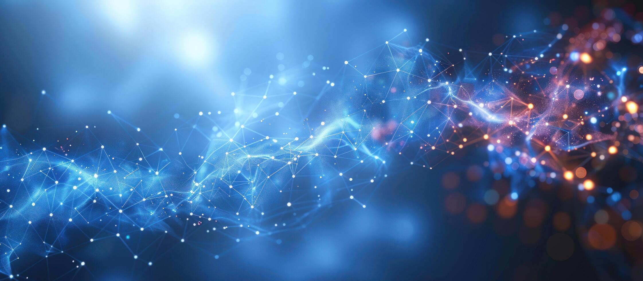 Abstract network connection background for technology and data concepts photo