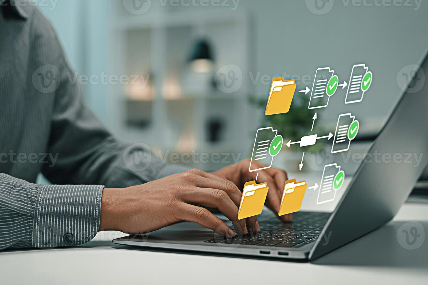 Document management system dms software automation workflow digital file transfer process online data security photo