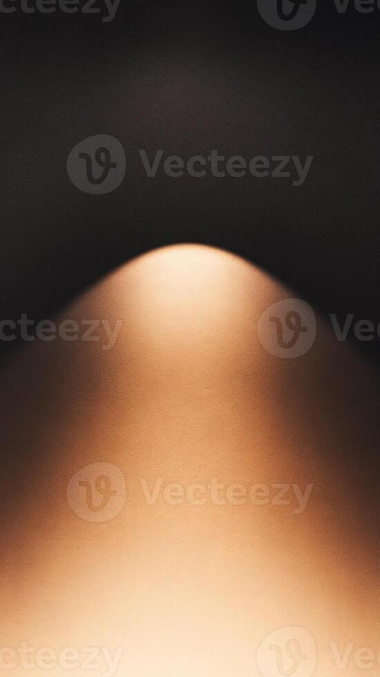 An abstract formation featuring a smooth gradient with a soft highlight, creating a minimalist aesthetic. photo