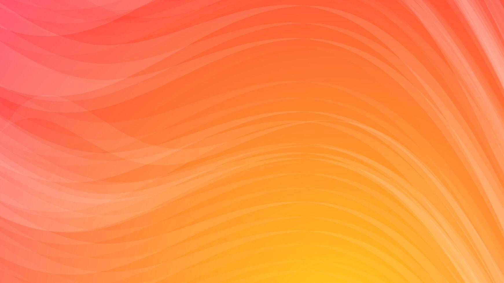 Modern orange gradient backgrounds with wave lines. Header banner. Bright geometric abstract presentation backdrops. Fine illustration vector