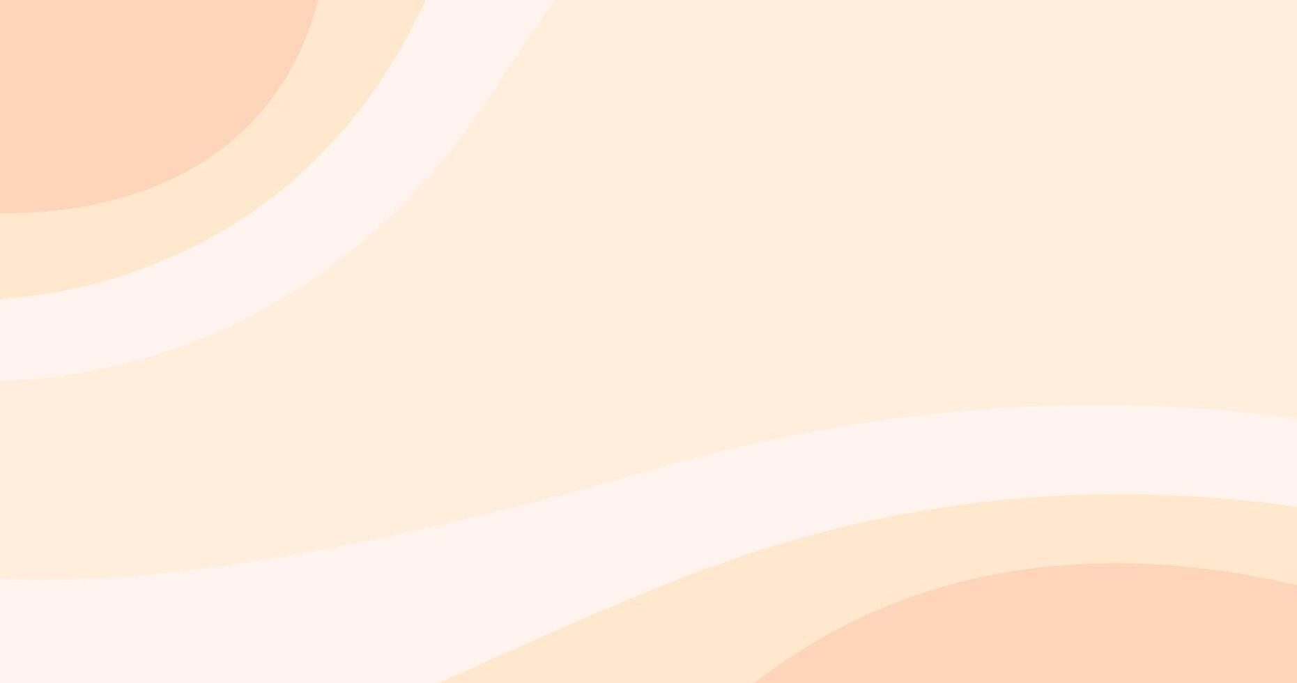 Abstract Minimalist Design Featuring Beige and Peach Curved Patterns Aesthetic vector