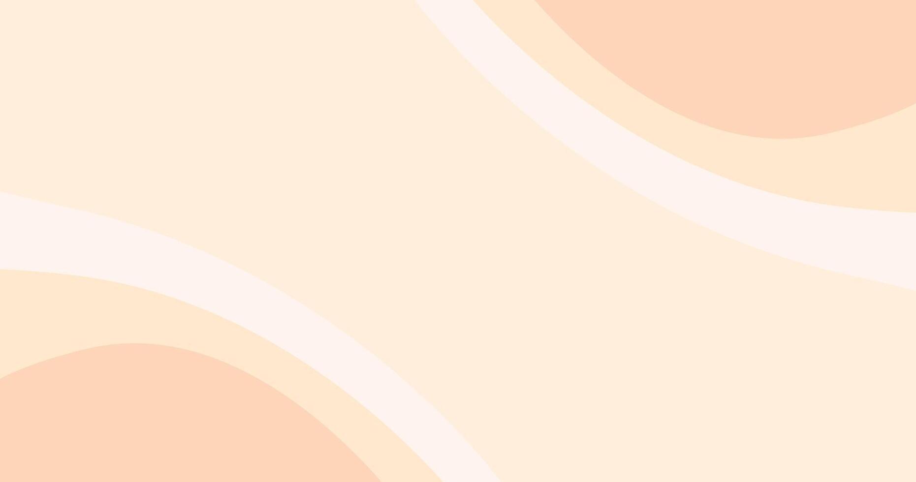 Abstract Minimalist Background in Earth Tones with Curved Patterns vector