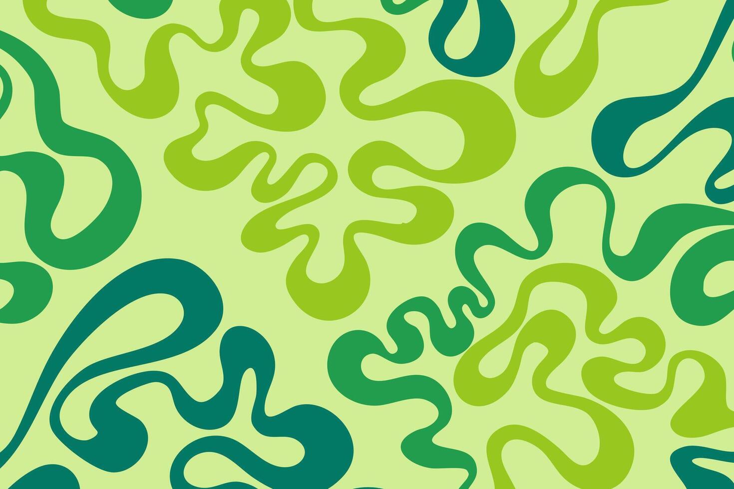 Groovy Green Zebra Green Seamless Pattern. Abstract Wild Skin Retro Style for Print on Textile, Wrapping Paper, Web Design and Social Media vector