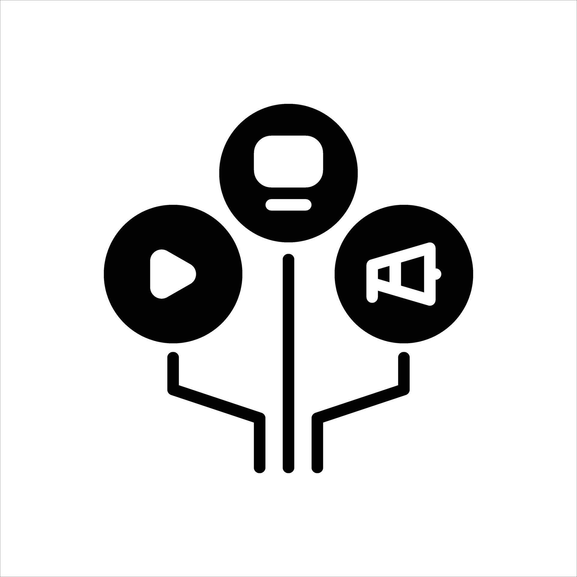 Solid icon connect 69658149 Vector Art at Vecteezy