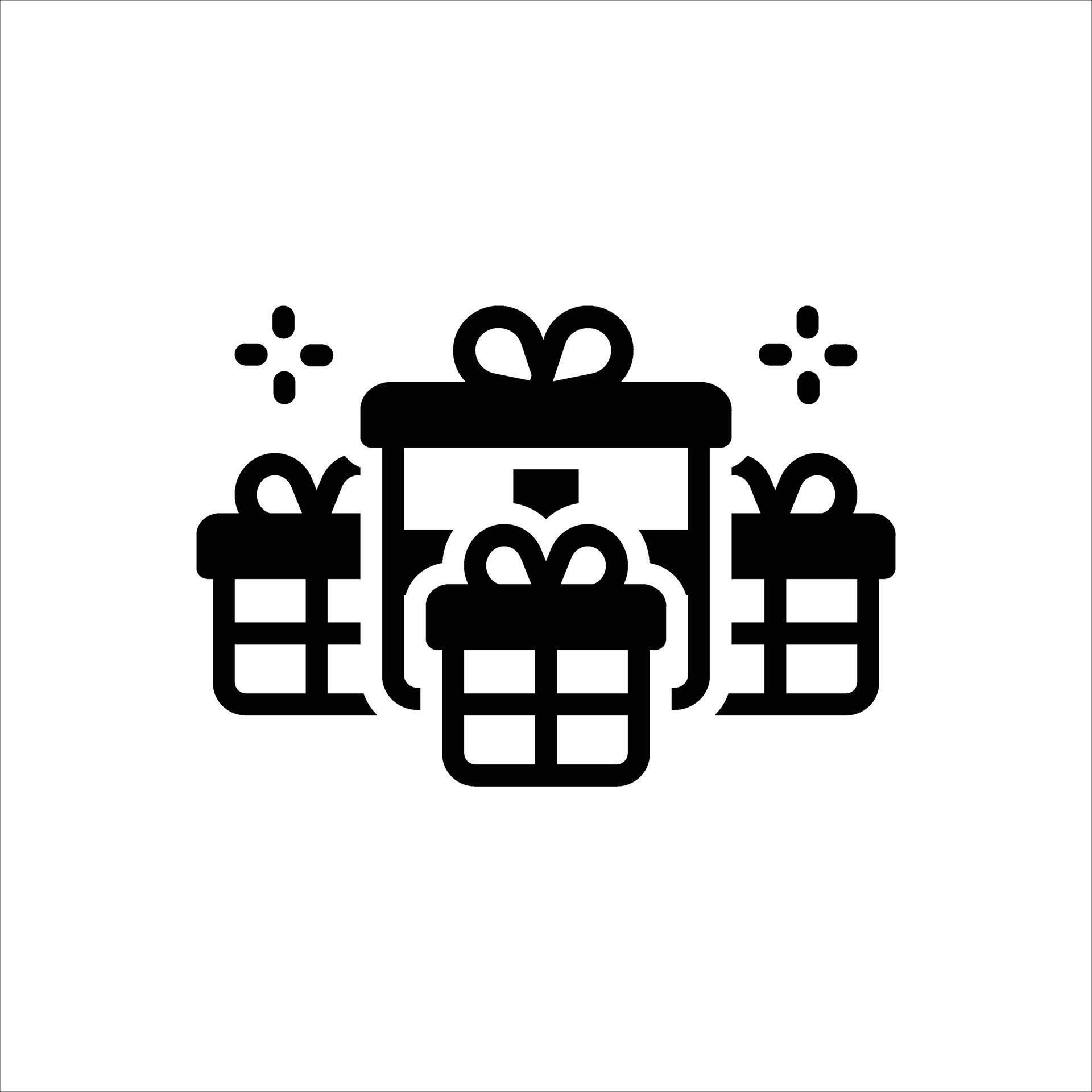 Solid icon gift-box 69658349 Vector Art at Vecteezy