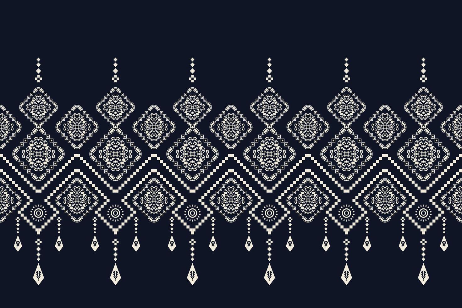 Elegant patterned texture of unique shape on dark background. A beautiful pattern for various design concepts vector