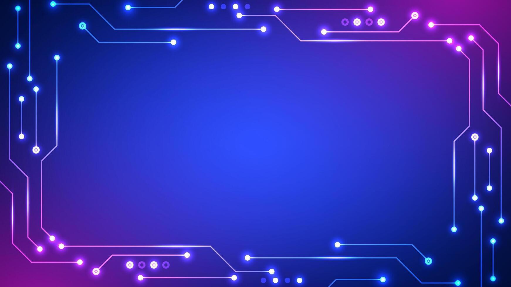 Digital background. Futuristic circuits concept. Design from abstract data network system and technology. vector