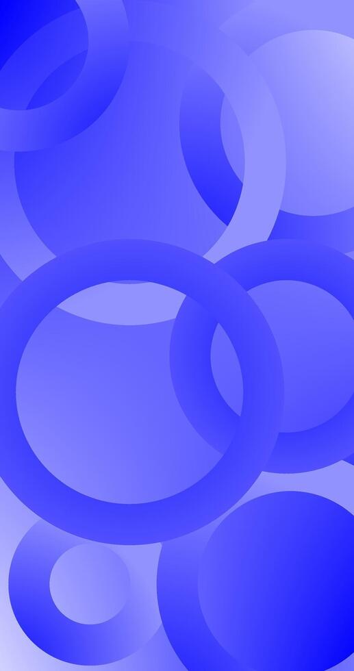 Abstract background with blue circles Gradient Design vector