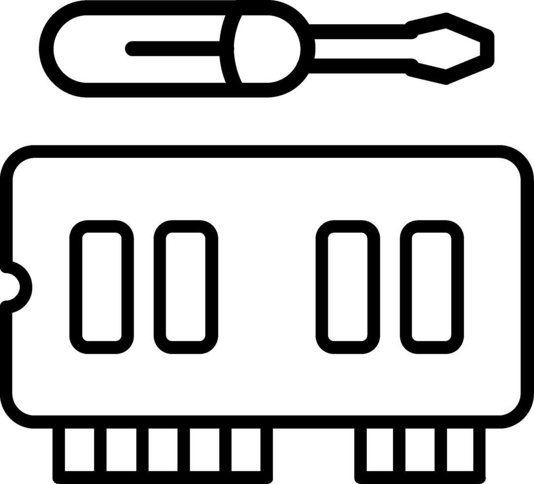 Ram Memory Module vector