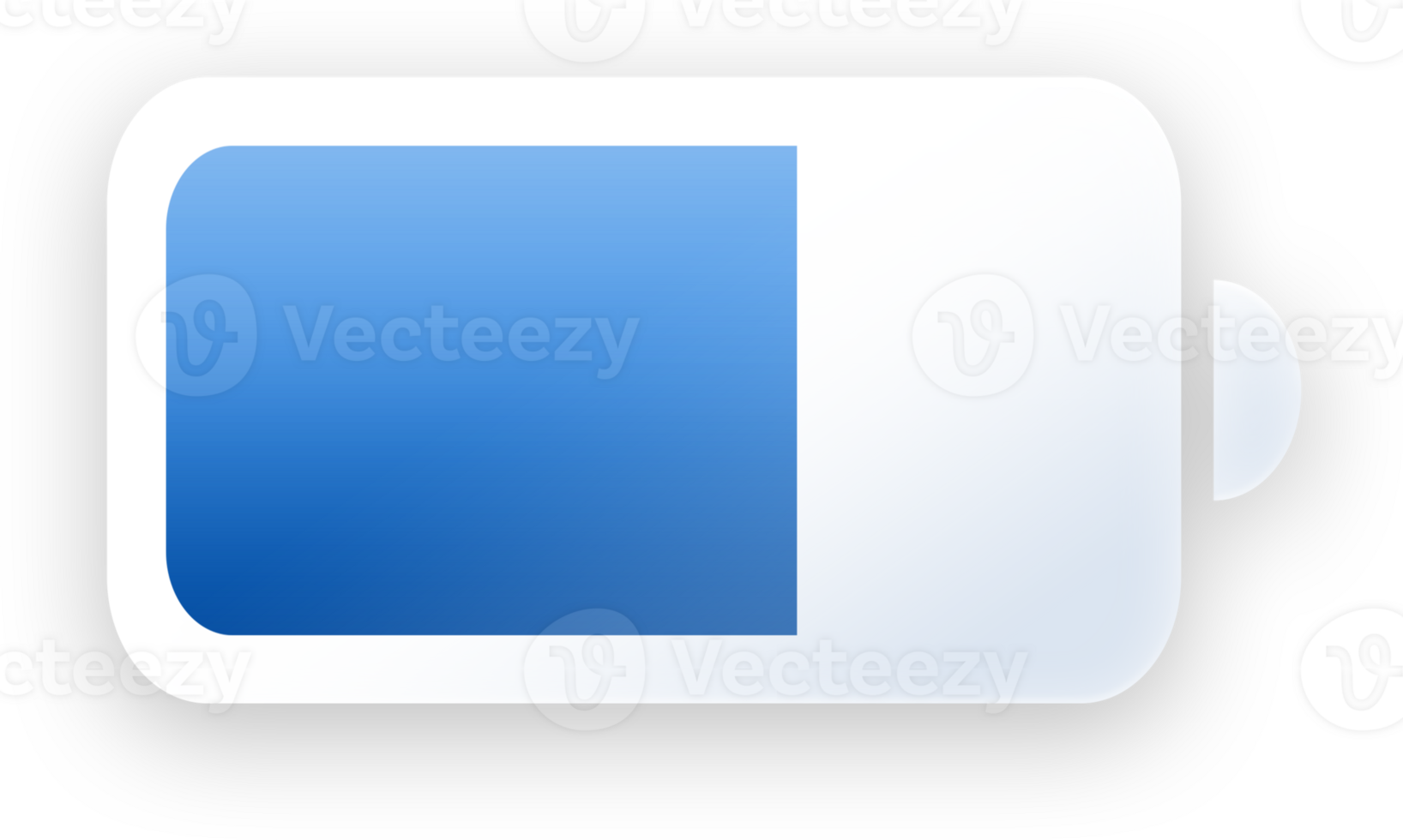 batteria pulsante e icona elementi, vetromorfico trasparente e lucido stile per ui UX applicazione design. png