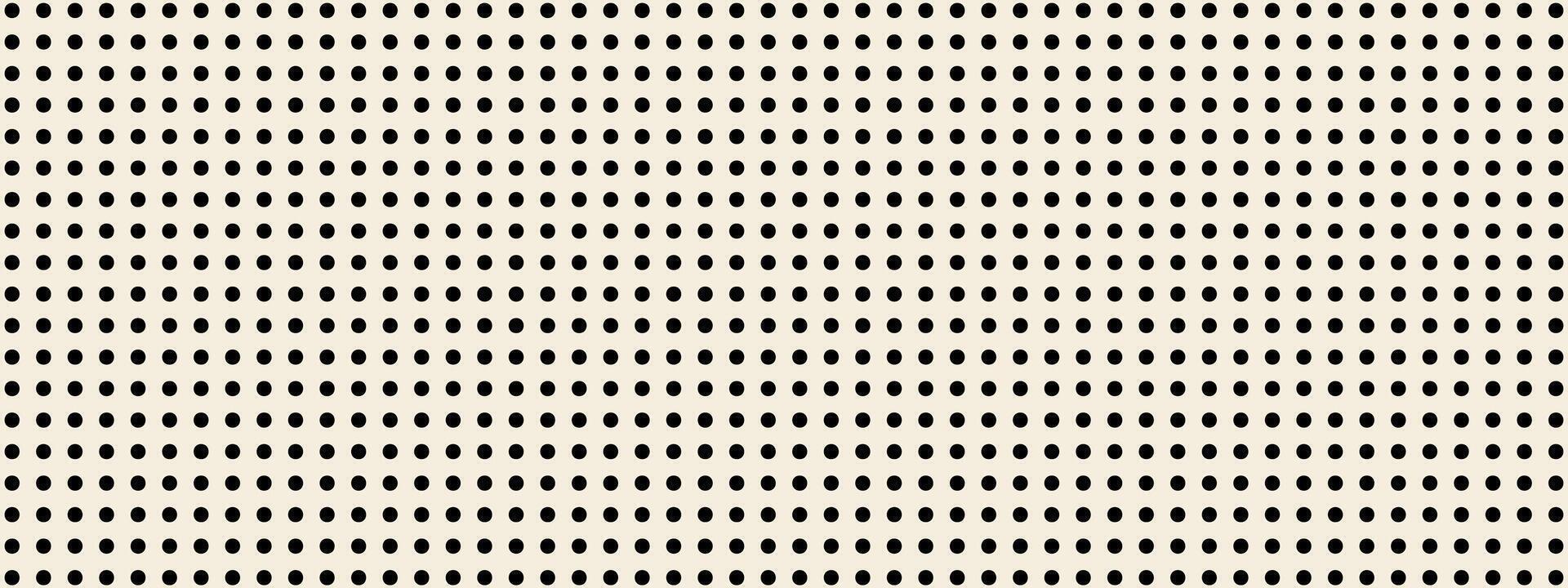 Minimalistic pegboard background featuring an orderly arrangement of black dots on a beige surface. Suitable for creative layouts, design projects, and decorative backgrounds. vector