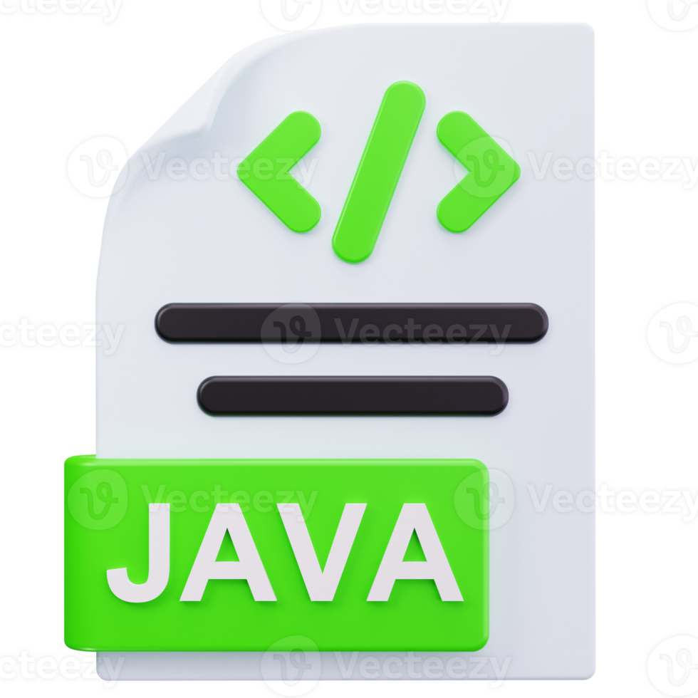 3D Icon Java File Programming Language png