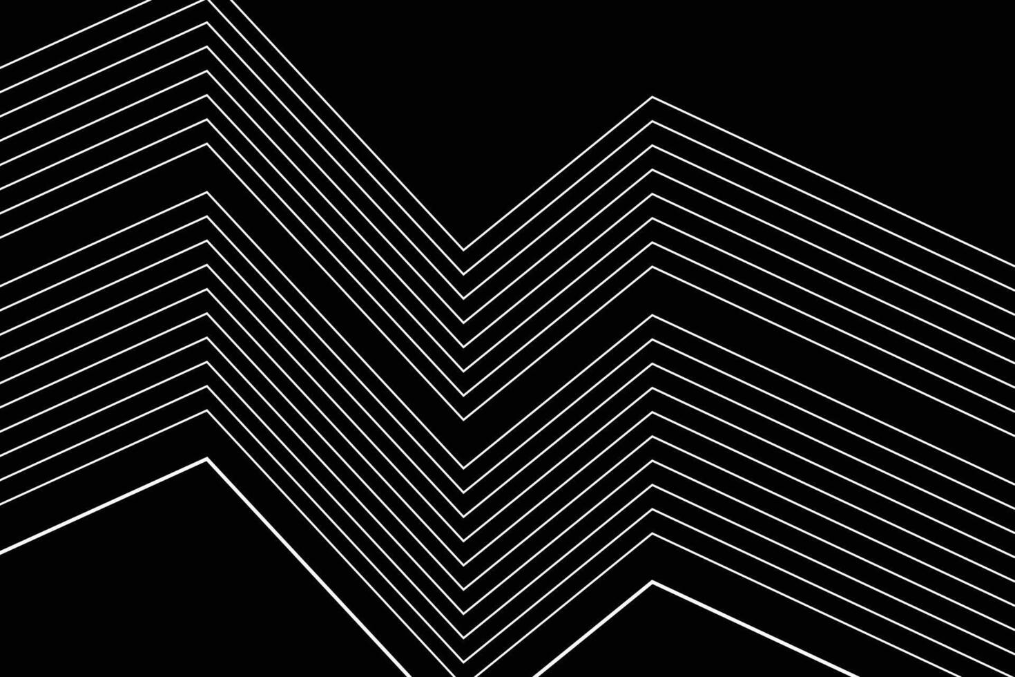 black and white abstract a zigzag pattern vector