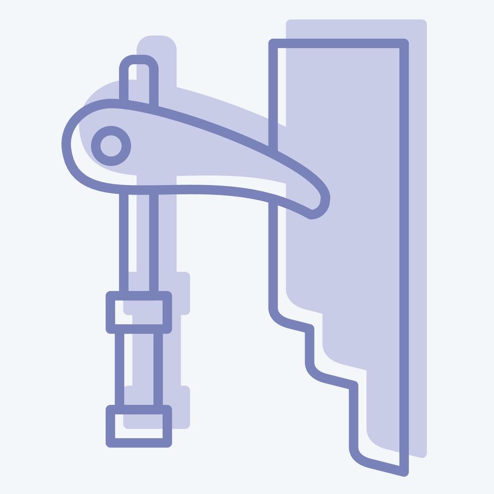 Icon Ice Pick. related to Adventure symbol. two tone style. design editable vector