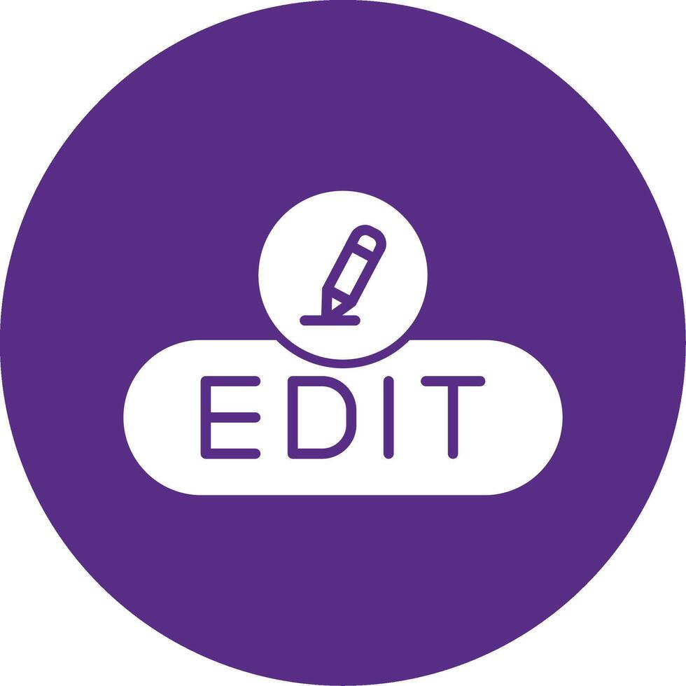Edit Content Button Glyph Multi Circle vector