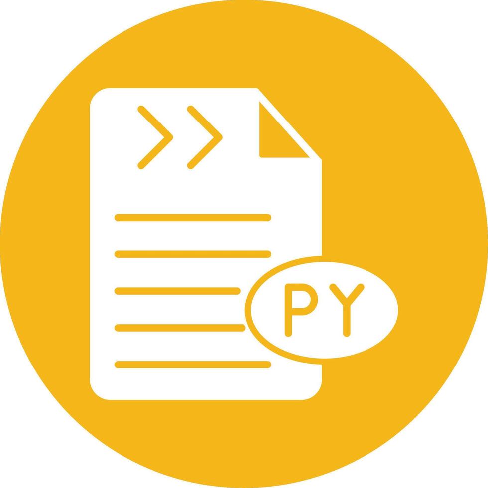 Python Programming Language Icon Glyph Multi Circle vector