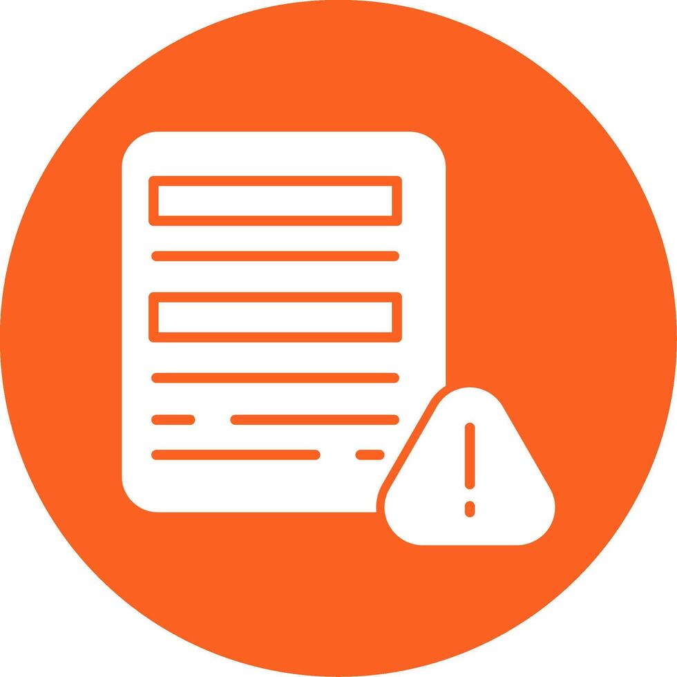 Form Submission Failure Glyph Multi Circle vector