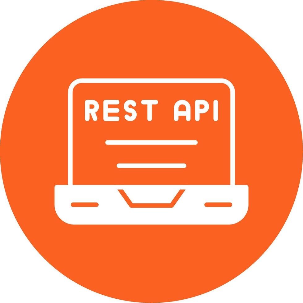 REST API Endpoint Symbol Glyph Multi Circle vector