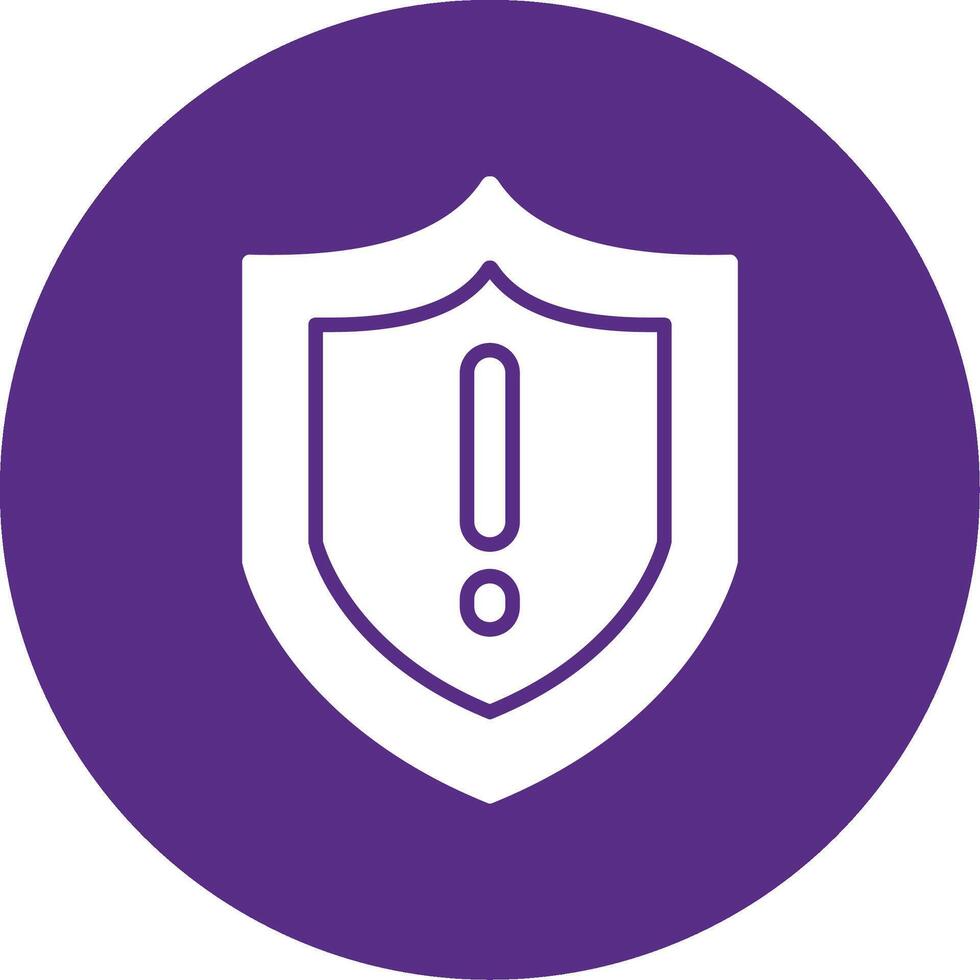 Authentication Failed Alert Glyph Multi Circle vector