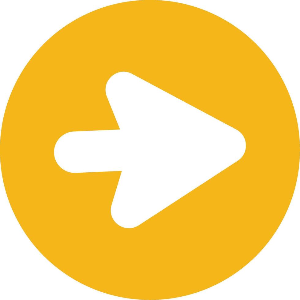 Go Forward Button Glyph Multi Circle vector