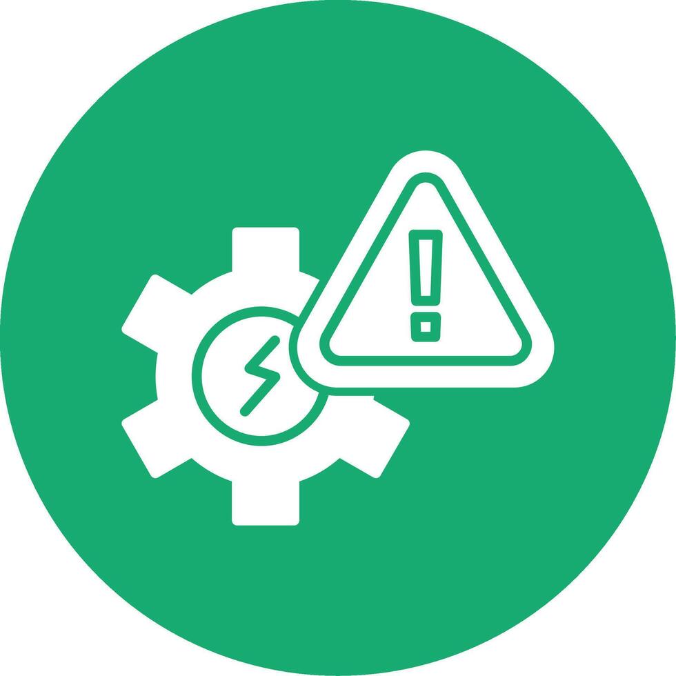 Configuration Error Message Glyph Multi Circle vector